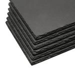 Black Slate Shower Floor Tiles - Set of 6