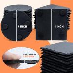 Black Slate Coaster Set - 24 Piece Bulk Pack