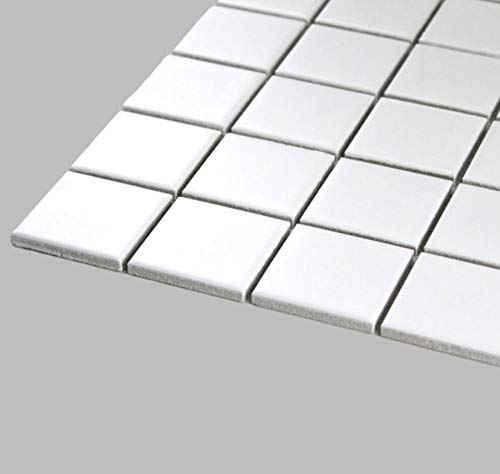 White 2x2 Matte Finish Porcelain Mosaic Tile