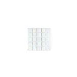 Contemporary Pearl White Iridescent Glass Mosaic Tile