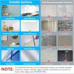 STICKGOO 10-Sheet White Marble Look Peel & Stick Backsplash, 12”X12” Stick on Wall Tiles for Kitchen Backspalsh (Thicker Design)