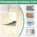 20-Pack Peel and Stick Floor Tiles Vinyl Floor 12 x 12 inch Self Adhesive Waterproof Flooring Planks DIY for Bathroom, Kitchen, Living Room, RV, Cover 20 Sq. Ft, Polish Beige Marble