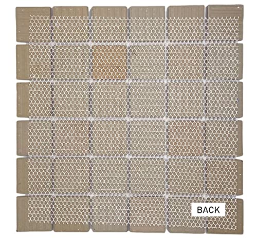 White 2x2 Matte Finish Porcelain Mosaic Tile