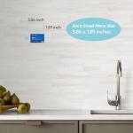 STICKGOO 10-Sheet Subway Tile Peel and Stick Backsplash, Star White Marble Look Dolomite Kitchen Backsplash Wall Tile, PVC Stick on Backsplash for Kitchen