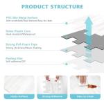 STICKGOO 10-Sheet Subway Tile Peel and Stick Backsplash, Star White Marble Look Dolomite Kitchen Backsplash Wall Tile, PVC Stick on Backsplash for Kitchen