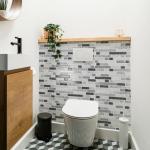 Art3d 10-Sheet Heavy-Duty Peel and Stick Backsplash, Waterproof Wall Tiles Stick on Kitchen Backsplash Living Space, Carrara Grey