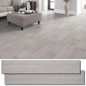 INMOZATA Peel and Stick Floor Tile Vinyl Flooring, Waterproof Vinyl Plank Flooring 36-Pack 54Sq.Ft Wood Grain Peel and Stick Flooring for Bedroom, Living Room, Kitchen, RV(White Wash Wood)