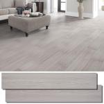 INMOZATA Peel and Stick Floor Tile Vinyl Flooring, Waterproof Vinyl Plank Flooring 36-Pack 54Sq.Ft Wood Grain Peel and Stick Flooring for Bedroom, Living Room, Kitchen, RV(White Wash Wood)