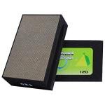 Diamond Hand Polishing Pads 120 Grit Sanding Blocks Foam Backing for Tile Stone Marble Concrete Ceramics Granite Glass Wet Dry 1PCS(Grit-120)