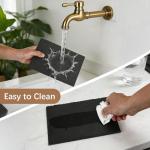 DASSNANE 12 Pack 9inch*6inch Natural Slate Cheese Board Sushi Placemat Stone Charcuterie Platter Food Contact Safe Stone Slate Tiles for Laser Engraving,Suitable for Party, Gift, Fruit, Meat, Wedding