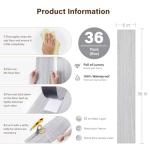 INMOZATA Peel and Stick Floor Tile Vinyl Flooring, Waterproof Vinyl Plank Flooring 36-Pack 54Sq.Ft Wood Grain Peel and Stick Flooring for Bedroom, Living Room, Kitchen, RV(White Wash Wood)