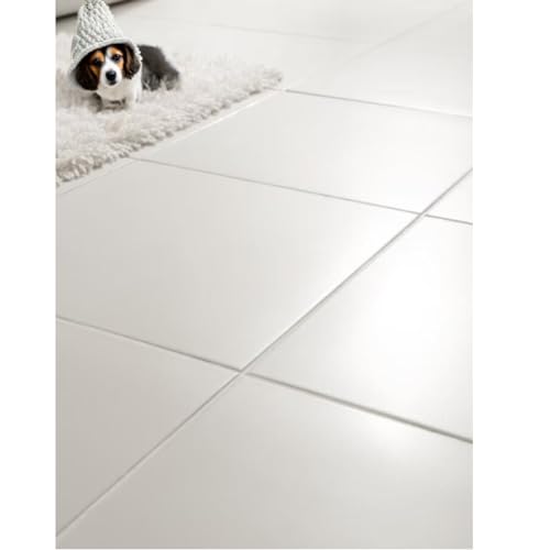 White 12x12 Semi Matte Porcelain Shower Tile