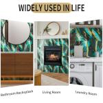 10-Sheet Peel and Stick Kitchen Backsplash Tiles,Waterproof Self Adhesive Marble Tile for Wall,PVC Wall Panels Shower Tiles for Bathroom and Kitchen Wall Decor-Not Real Tile(Dark Green,12"x12")