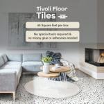 Tivoli Self Adhesive Vinyl Floor Tiles, 45 Tiles - 12" x 12", Mosaic - Peel & Stick, DIY Flooring for Kitchen, Dining Room, Bedrooms, Basements & Bathrooms by Achim Home Decor