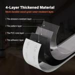 INMOZATA Peel and Stick Floor Tile Vinyl Flooring, Waterproof Vinyl Plank Flooring 36-Pack 54Sq.Ft Wood Grain Peel and Stick Flooring for Bedroom, Living Room, Kitchen, RV(White Wash Wood)