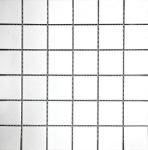 Squarefeet Depot 2x2 Shiny White Porcelain Mosaic Tiles - Mesh-Mounted - 1 sq ft - 144 Pieces