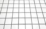 Squarefeet Depot 2x2 Shiny White Porcelain Mosaic Tiles - Mesh-Mounted - 1 sq ft - 144 Pieces