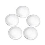 Craftdady 200Pcs Transparent Glass Cabochons 13.5~14mm Clear Glass Flat Back Dome Tile Half Round Cabochon Covers for Photo Pendant Jewelry Making