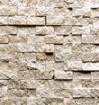 SquarefeetDepot 1x2 Walnut Travertine Splitface Finish Mosaic Backsplash Wall Tile