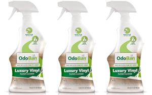 OdoBan Ready-to-Use Luxury Vinyl Floor Cleaner, Streak Free and Neutral PH Formula, Made in the USA, Scentless, 32 Oz Spray 3-Pack