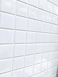 Squarefeet Depot 2x2 Shiny White Porcelain Mosaic Tiles - Mesh-Mounted - 1 sq ft - 144 Pieces