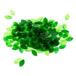 HJRTIUOH 100g Petal Mosaic Tiles, High Transparency Stained Glass Mosaic Tiles, DIY Handmade Lampshade Artwork and Stained Glass Projects, Approx. 360 Pieces,Green