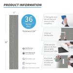 Art3d 36-Pack Peel and Stick Vinyl Plank Flooring Tile, 54 Sq. Ft Self-Adhesive Floor Tiles with Natural Wood Texture for Living Room Bedroom RV, Smoked Oak