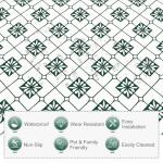 MORCART Peel and Stick Floor Tile, 20-Pack 7.87" x 7.87" Matte Vinyl Floor, Self Adhesive Waterproof Flooring DIY for Renter, Removable Tile Sticker for Bathroom, Kitchen, Bedroom, Wall (Green)