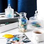 Jetec Sea Glass for Crafts Seaglass Pieces Decor Flat Frosted Sea Glass Vase Filler Crushed for Beach Wedding Party Decor Home Aquarium DIY Art Craft Supplies(Blue, White, Green)