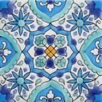 Casablanca Market MT014 Mediterranean Ceramic Utica Decorative Tile, Blue