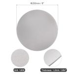 uxcell Diamond Sanding Grinding Disc, 8-Inch (200mm) Grit 1200 No Center Hole, Flat Lap Disk Polishing Discs Abrasive Wheel for Gemstone Tile Porcelain Glass Stone Metal