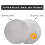 uxcell Diamond Sanding Grinding Disc, 8-Inch (200mm) Grit 1200 No Center Hole, Flat Lap Disk Polishing Discs Abrasive Wheel for Gemstone Tile Porcelain Glass Stone Metal