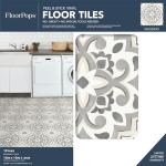 FloorPops Gray Massimo Peel & Stick Floor Tiles, FP3988