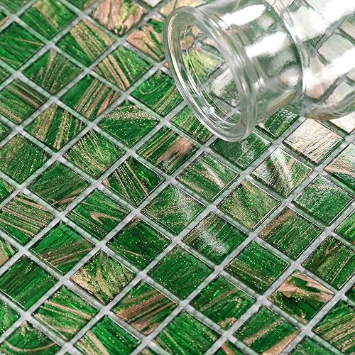 Emerald Green Mosaic Tile for Shower & Walls
