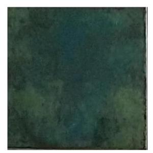 Orleans Glazed 6x6 Green Artisanal Porcelain Tile – Square Wall & Floor Tile for Kitchen Backsplash, Bathroom, Pool, Accent Wall & Fireplace (1 Piece)