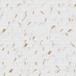 MSI Calacatta Gold 12 in. x 12 in Matte Porcelain Mosaic Tile, Mesh-Mounted, for Kitchen Backsplash, Bathroom, Floor, Shower, and Accent Wall