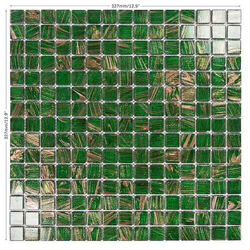 Emerald Green Mosaic Tile for Shower & Walls