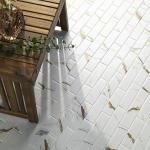 MSI Calacatta Gold 12 in. x 12 in Matte Porcelain Mosaic Tile, Mesh-Mounted, for Kitchen Backsplash, Bathroom, Floor, Shower, and Accent Wall