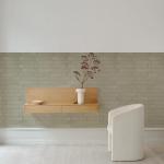 COLAMO 10 PC Beige Limestone Peel and Stick Tiles