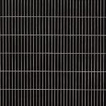 MSI Black Matte 12 in. x 12 in. Stack Pattern Matte Porcelain Tile for Kitchen Backsplash, Floor Tile, Wall Tile for Bathroom, Shower Wall Tile, Mesh Mounted Mosaic Tile