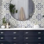 MSI Zenzibar Encaustic Sample Matte Porcelain Wall Tile for Bathroom, Floor Tile and Kitchen Backsplash