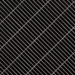 MSI Black Matte 12 in. x 12 in. Stack Pattern Matte Porcelain Tile for Kitchen Backsplash, Floor Tile, Wall Tile for Bathroom, Shower Wall Tile, Mesh Mounted Mosaic Tile