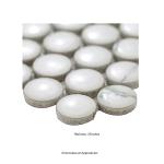 MSI Carrara Penny Round Matte Porcelain Tile for Kitchen Backsplash, Floor Tile, Wall Tile for Bathroom, Shower Wall Tile, Mesh Mounted Mosaic Tile, Sample