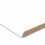 MSI White Glossy 4 in. x 12 in. Glazed Ceramic Bullnose Wall Tile for Bathroom, Kitchen Backsplash, Accent Wall Tile, and Shower Wall Tile (10 ln. ft. / case)