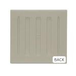 Tenedos HTC409 White 4"x4" Matte Porcelain Tile – 10 Pieces Set for Backsplash, Bathroom Wall, Shower Accent, Fireplace, Kitchen Decor