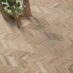 MSI Havenwood Saddle Chevron 12 in. x 15 in. Matte Glazed Porcelain Mesh-Mounted Mosaic Tile for Kitchen Backsplash, Bathroom, Accent Wall, and Shower Wall