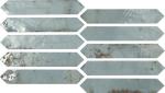 2x10 Palermo Collection Picket Aqua Glazed Ceramic Wall Tile Kitchen Backsplash Bathroom Wall (7 Piece Pack (Approx 1SF Coverage)
