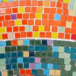 MECCANIXITY Mosaic Tiles for Crafts 0.44 LB Square Glazed, 0.4x0.4 Inch White Ceramic Mosaic Pieces Tile Bulk Supplies for DIY Picture,Handmade Jewelry Art Decoration Gifts