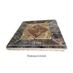 Tenedos Terra Mosaic 6x6 Matte Porcelain Tile – Decorative Durable Floor & Wall Tile for Indoor and Outdoor Use, Multi-Color Stone Look Design, Waterproof & Stain-Resistant – 10 Tile Box