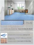 Thick&Heavy&Large Vinyl Composite Dense Bottom Flooring Roll,HT2109 Blue Terrazzo Pattern,7-Layers,1PC Size 16.4x3.28(ft) Cover 53.82(Sq.Ft),THK 0.0787(in),N.W.35.27(Ib) for Durable Long-Lasting